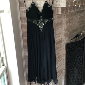 Sue Wong halter cocktail dress